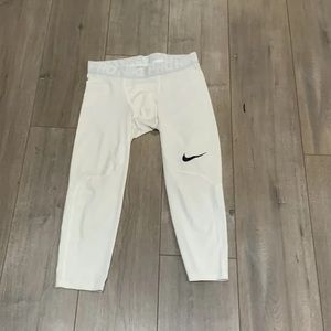 Nike Pro Mens 3/4 Compression Tights Size Medium Lot Of 3
